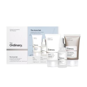 imageThe Ordinary The Acne Set 3Step Skin Regimen with Glucoside Foaming Cleanser Salicylic Acid 2 Solution and Natural Moisturizing Factors  Beta Glucan  Skin Care Set
