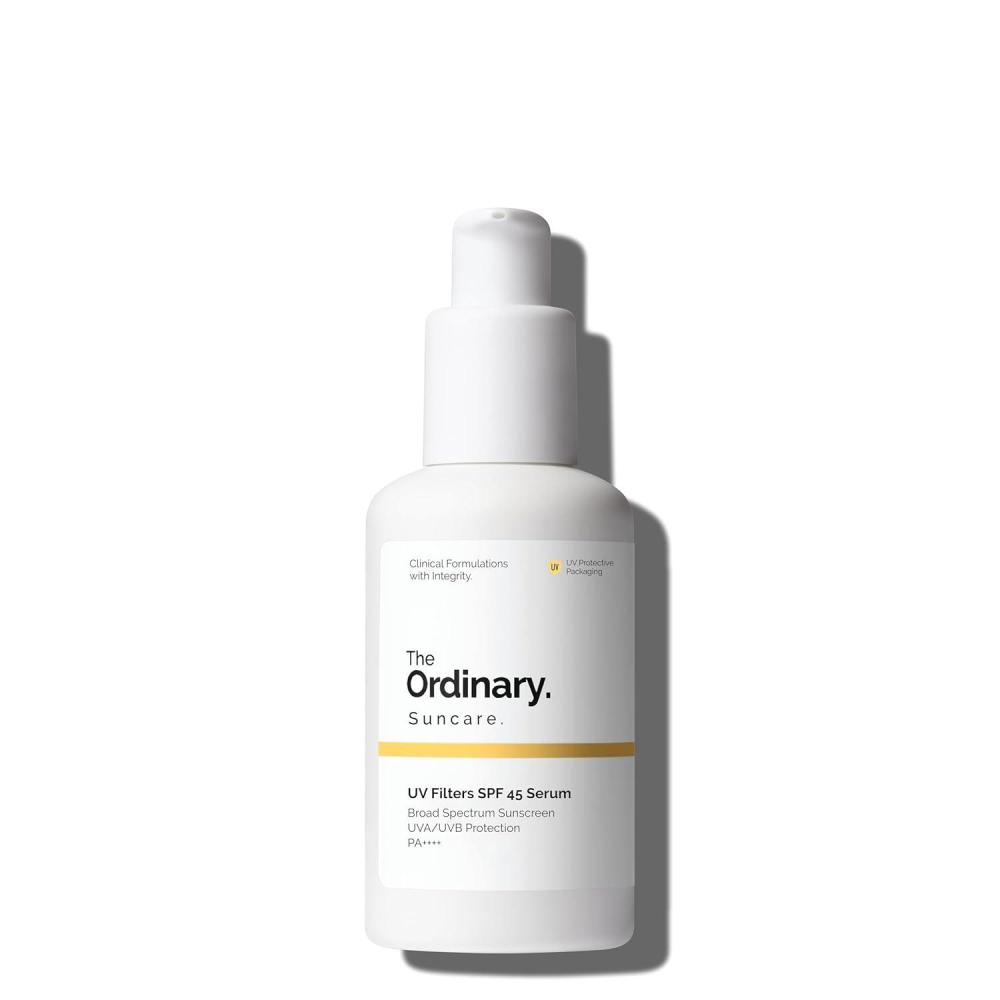 imageThe Ordinary UV Filters SPF 45 Serum Sunscreen for Face Lightweight Hydrating BroadSpectrum Sunscreen UVAUVB Protection NonComedogenic No White Cast 2 Fl Oz2 Fl Oz Pack of 1
